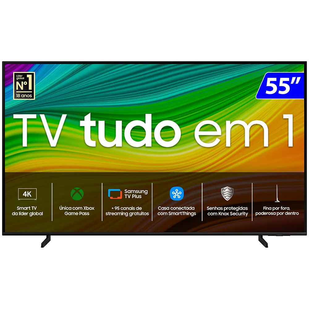 Smart Tv Samsung Qled 55 4k Wi-Fi Tizen Quantum Lite Uhd Comando Voz